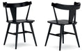 Gretlynn - Dining Room Side Chair (Set of 2) - Black – Chair Sets by Signature Design by Ashley® at Furniture Wholesale Plus , Nashville furniture store