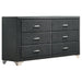 Melody - 6-Drawer Upholstered Dresser – Dressers by CoasterEveryday at Furniture Wholesale Plus , Nashville furniture store