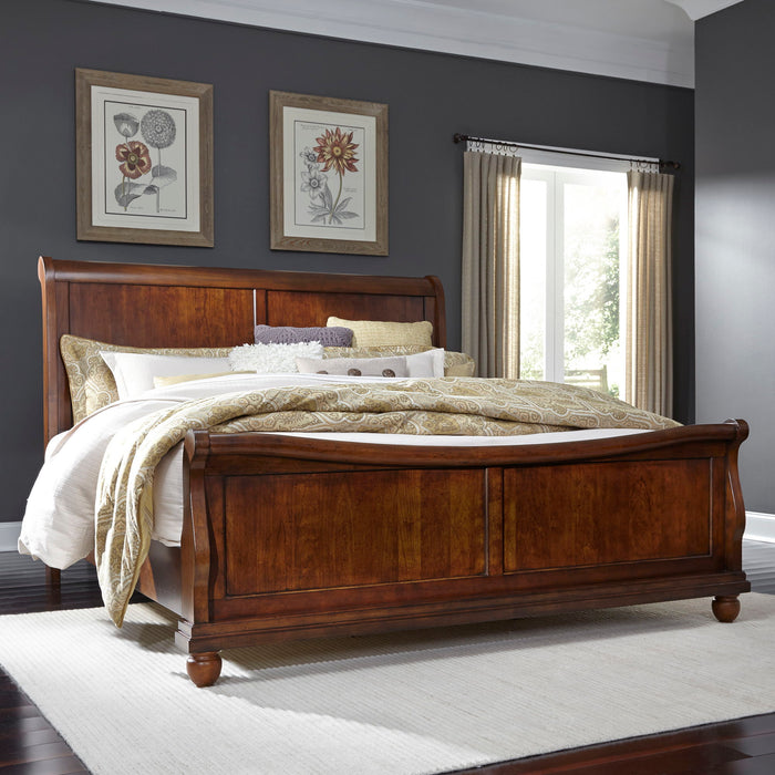 Rustic Traditions - Sleigh Bed – Sleigh Beds by Liberty Furniture at Furniture Wholesale Plus , Nashville furniture store