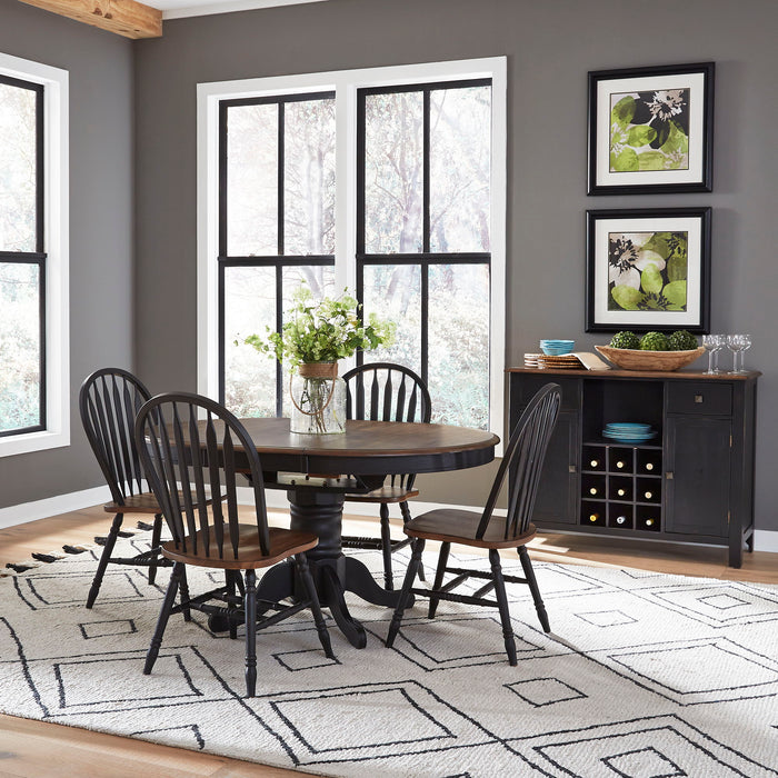 Carolina Crossing - Pedestal Table Set – 3 Piece Dining Room Sets by Liberty Furniture at Furniture Wholesale Plus , Nashville furniture store