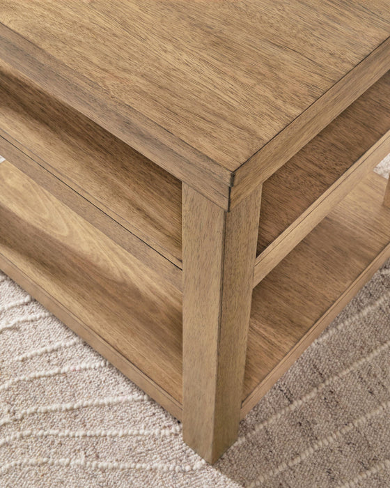 Wittenmyer - Rectangular End Table - Natural / Black – End Tables by Signature Design by Ashley® at Furniture Wholesale Plus , Nashville furniture store