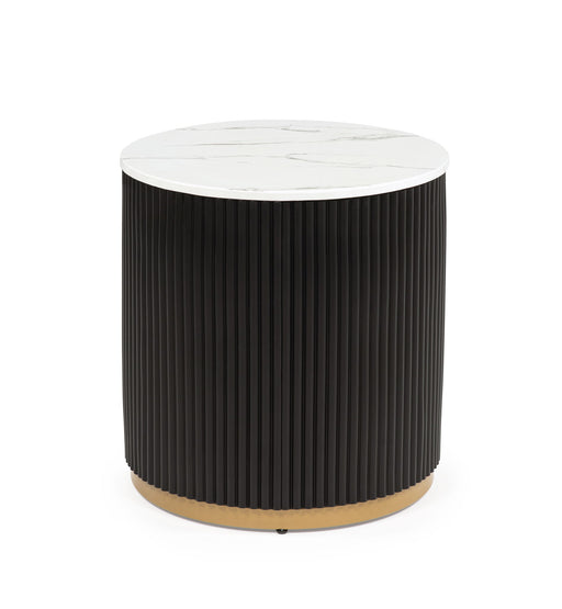 Kara - End Table - Black / White – End Tables by Crown Mark at Furniture Wholesale Plus , Nashville furniture store