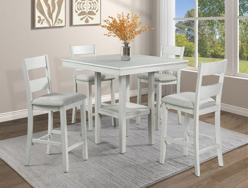 Lester - Counter Height Table Set - Premium 5 Piece Dining Room Sets from Crown Mark - Just $599! Shop now at Furniture Wholesale Plus  We are the best furniture store in Nashville, Hendersonville, Goodlettsville, Madison, Antioch, Mount Juliet, Lebanon, Gallatin, Springfield, Murfreesboro, Franklin, Brentwood