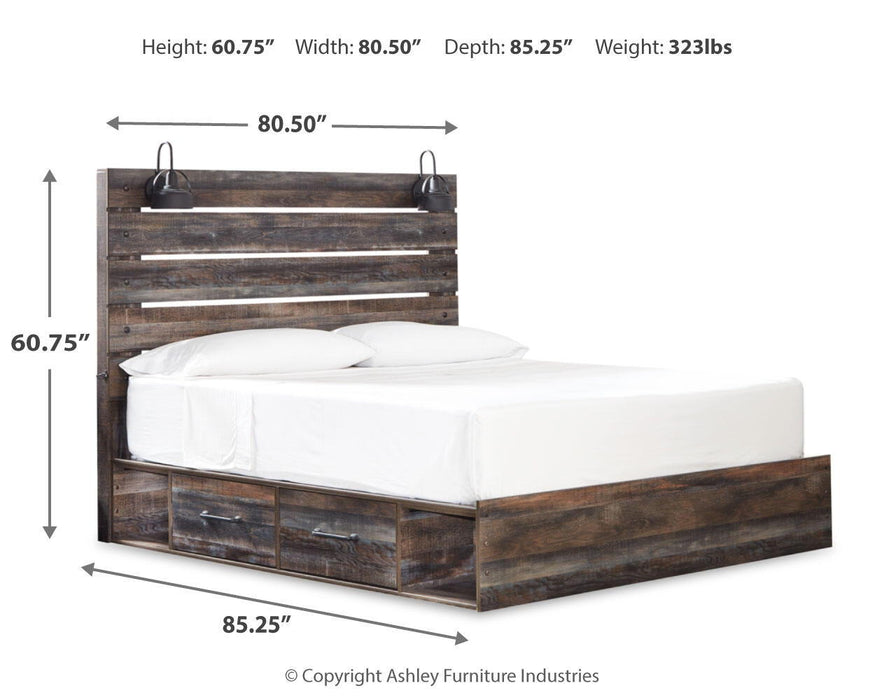 Drystan - Panel Bed – Storage Beds by Signature Design by Ashley® at Furniture Wholesale Plus , Nashville furniture store