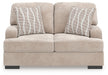 High Profile - Loveseat - Taupe – Stationary Loveseats by Benchcraft® at Furniture Wholesale Plus , Nashville furniture store