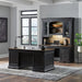 Meritage - 5 Piece Jr Executive Set - Aged Charcoal – 5 Piece Home Office Sets by Liberty Furniture at Furniture Wholesale Plus , Nashville furniture store