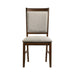Portage - Dining Chair (Set of 2) - Brown / Beige – Chair Sets by Elements International at Furniture Wholesale Plus , Nashville furniture store