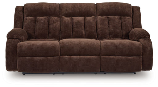 Free Wake - Reclining Power Sofa With Drop Down Table - Chocolate – Reclining Sofas by Signature Design by Ashley® at Furniture Wholesale Plus , Nashville furniture store