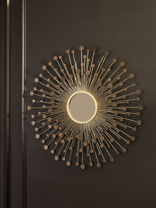 Morwenna - Accent Mirror - Bronze / Gold Finish – Accent Mirrors by Signature Design by Ashley® at Furniture Wholesale Plus , Nashville furniture store
