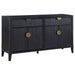 Brookmead - 4 Door Sideboard Buffet Storage Cabinet - Black – Buffets by Coaster Fine Furniture at Furniture Wholesale Plus , Nashville furniture store