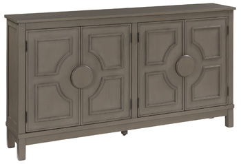 Darlock - Accent Cabinet - Warm Gray – Accent Cabinets by Signature Design by Ashley® at Furniture Wholesale Plus , Nashville furniture store