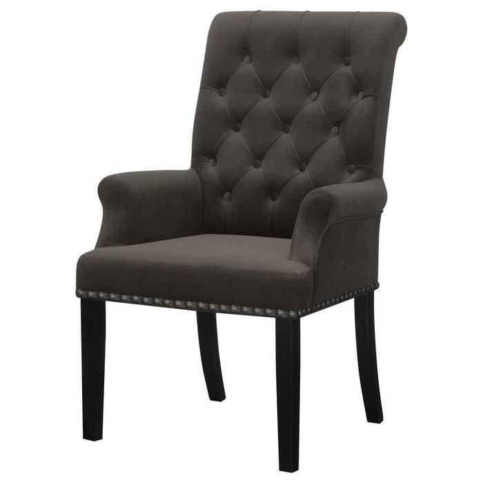 Alana - Upholstered Dining Arm Chair – Arm Chairs by CoasterEssence at Furniture Wholesale Plus , Nashville furniture store