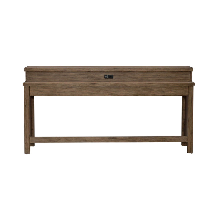 Pinebrook Ridge - Console Bar Table - Weathered Toffee – Console Tables by Liberty Furniture at Furniture Wholesale Plus , Nashville furniture store