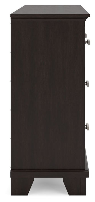 Covetown - Dresser - Dark Brown – Dressers by Signature Design by Ashley® at Furniture Wholesale Plus , Nashville furniture store