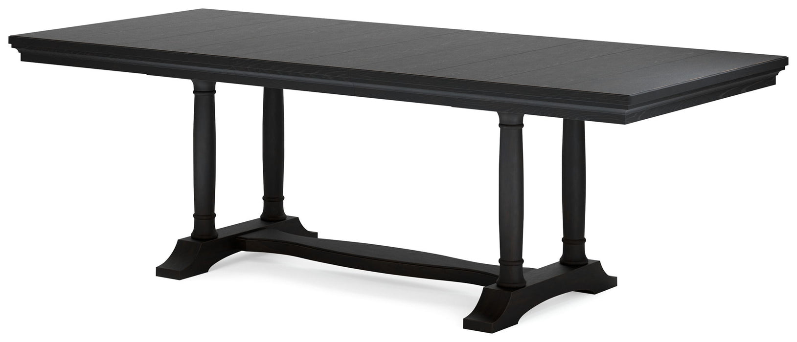 Welltern - Rect Dining Room Ext Table - Black – Dining Tables with Extensions by Millennium® by Ashley at Furniture Wholesale Plus , Nashville furniture store