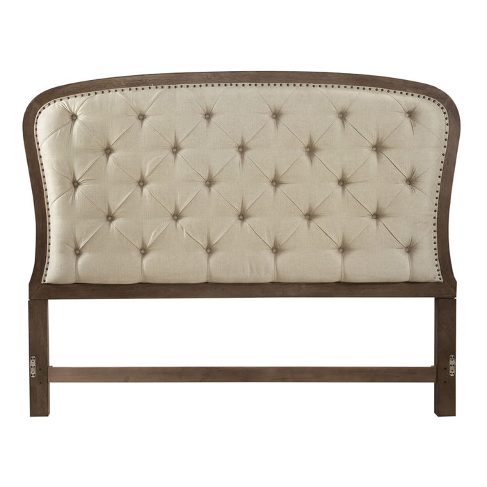 Americana Farmhouse - Tufted Panel Headboard – Upholstered Headboards by Liberty Furniture at Furniture Wholesale Plus , Nashville furniture store