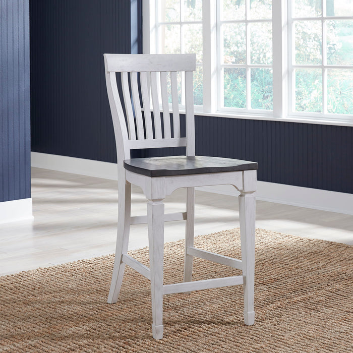 Allyson Park - Counter Height Slat Back Chair – Counter Chairs by Liberty Furniture at Furniture Wholesale Plus , Nashville furniture store