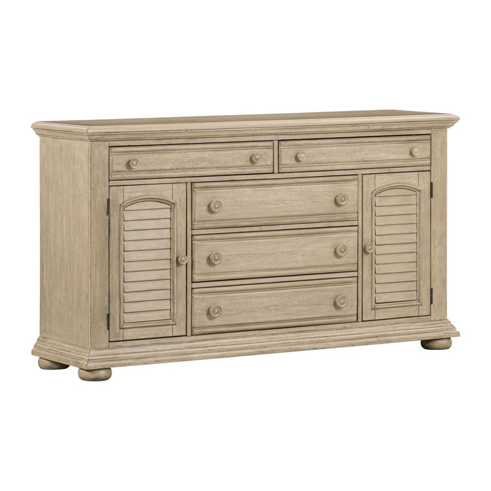 Summer House - 2 Door 5 Drawer Dresser - Sand Dune – Dressers by Liberty Furniture at Furniture Wholesale Plus , Nashville furniture store