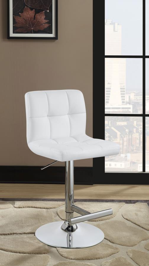 Lenny - Upholstered Adjustable Bar Stool (Set of 2) - Premium Stool Sets from CoasterEveryday - Just $289! Shop now at Furniture Wholesale Plus  We are the best furniture store in Nashville, Hendersonville, Goodlettsville, Madison, Antioch, Mount Juliet, Lebanon, Gallatin, Springfield, Murfreesboro, Franklin, Brentwood