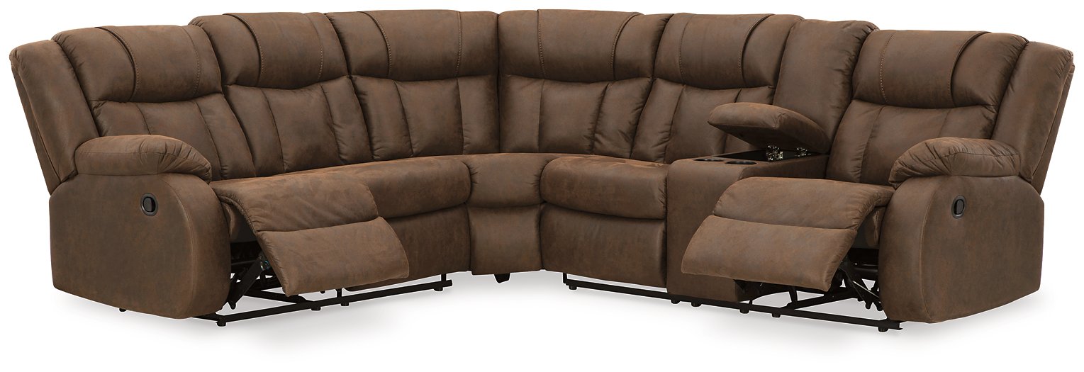 Trail Boys 2-Piece Reclining Sectional - Premium Sectional from Ashley Furniture - Just $1405.88! Shop now at Furniture Wholesale Plus  We are the best furniture store in Nashville, Hendersonville, Goodlettsville, Madison, Antioch, Mount Juliet, Lebanon, Gallatin, Springfield, Murfreesboro, Franklin, Brentwood