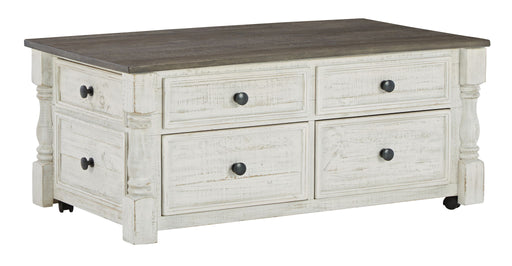 Havalance - Lift Top Cocktail Table with Storage Drawers - White / Gray – Cocktail Tables by Signature Design by Ashley® at Furniture Wholesale Plus , Nashville furniture store