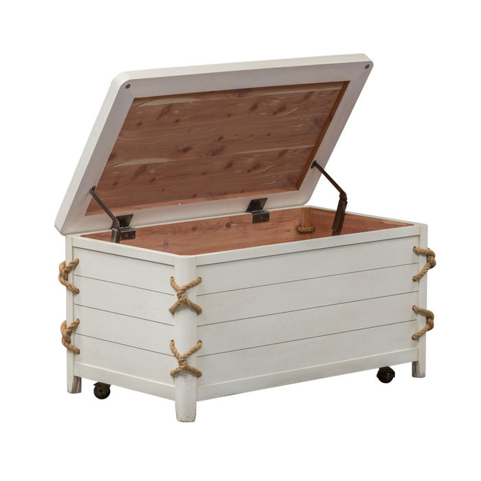 Dockside - Storage Trunk - White – Storage Trunks by Liberty Furniture at Furniture Wholesale Plus , Nashville furniture store