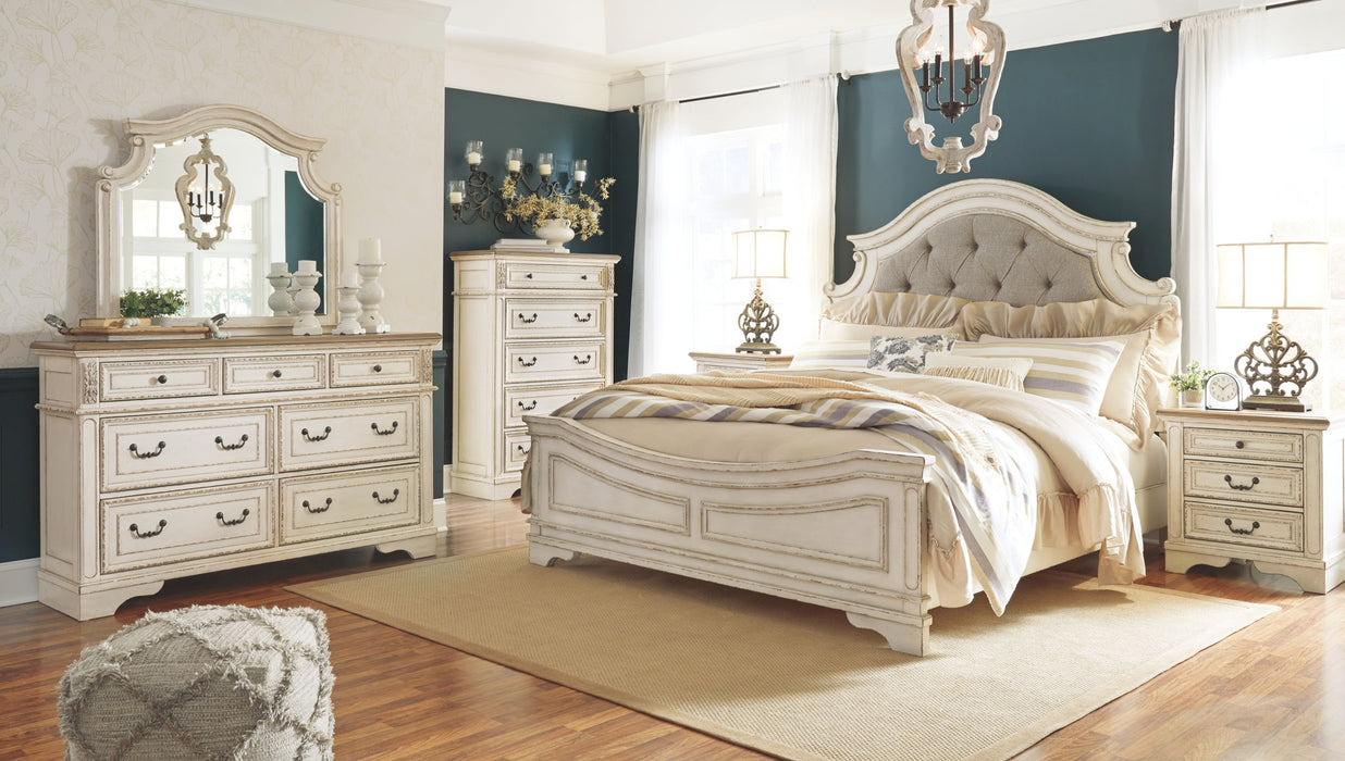 Realyn - Panel Bedroom Set - Premium 6 Piece Bedroom Sets from Signature Design by Ashley® - Just $1998! Shop now at Furniture Wholesale Plus  We are the best furniture store in Nashville, Hendersonville, Goodlettsville, Madison, Antioch, Mount Juliet, Lebanon, Gallatin, Springfield, Murfreesboro, Franklin, Brentwood