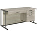 Loomis - 4-Drawer Computer Desk - Whitewashed Gray - Premium Computer Desks from CoasterEssence - Just $439! Shop now at Furniture Wholesale Plus  We are the best furniture store in Nashville, Hendersonville, Goodlettsville, Madison, Antioch, Mount Juliet, Lebanon, Gallatin, Springfield, Murfreesboro, Franklin, Brentwood