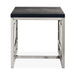 Ezra - 24" End Table - Chrome – End Tables by Elements International at Furniture Wholesale Plus , Nashville furniture store