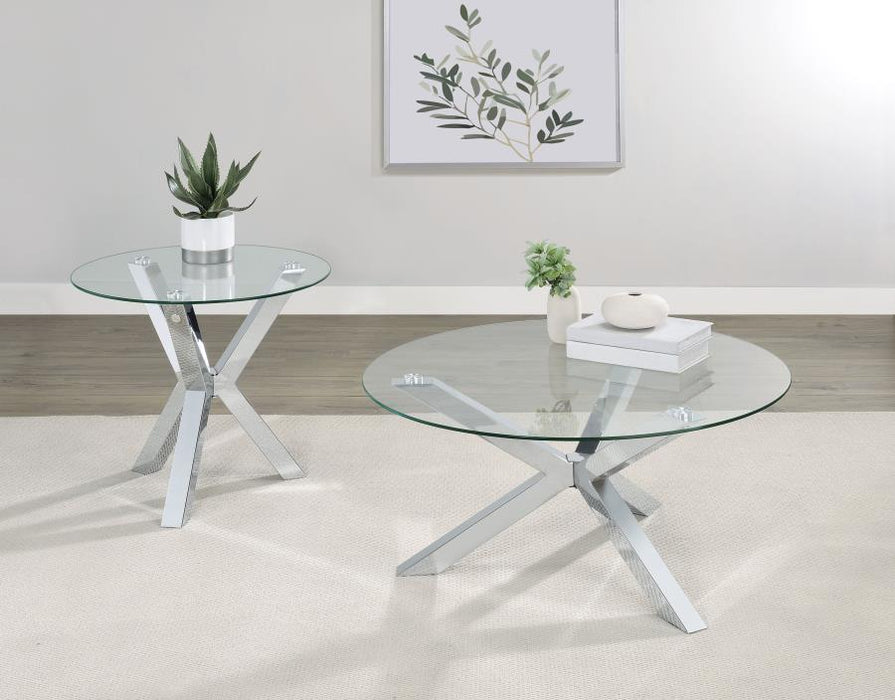 Kenzie - Round Coffee Table Set – Table Sets by Coaster Fine Furniture at Furniture Wholesale Plus , Nashville furniture store