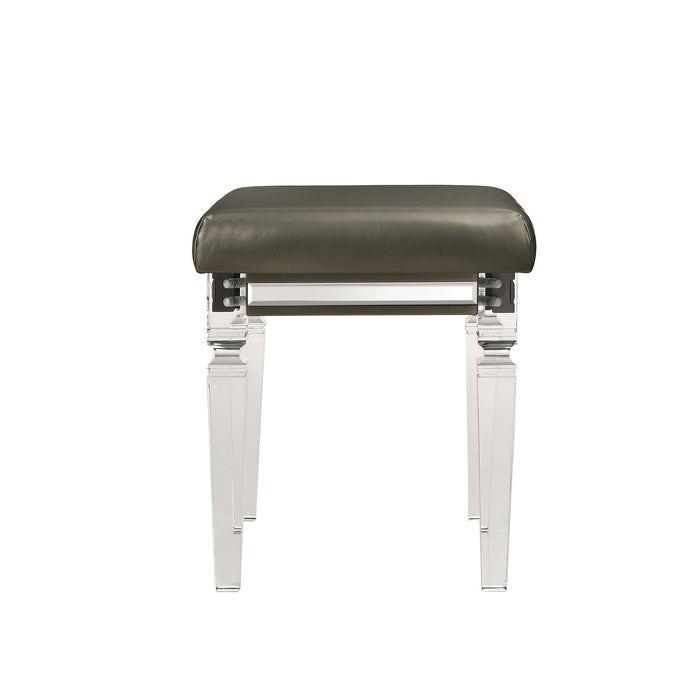 Twenty Nine - Vanity Stool With Acrylic Leg – Vanity Stools by Elements International at Furniture Wholesale Plus , Nashville furniture store