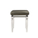 Twenty Nine - Vanity Stool With Acrylic Leg – Vanity Stools by Elements International at Furniture Wholesale Plus , Nashville furniture store