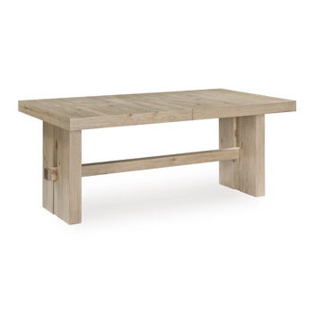 Lasinger - Rectangular Dining Room Extension Table - Light Brown – Dining Tables with Extensions by Signature Design by Ashley® at Furniture Wholesale Plus , Nashville furniture store