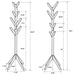 Margaret - Solid Wood Coat Rack Clothing Hanger – Freestanding Coat Racks by Coaster Fine Furniture at Furniture Wholesale Plus , Nashville furniture store