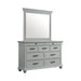 Slater - 9-Drawer Dresser With Mirror – Dresser & Mirror by Elements International at Furniture Wholesale Plus , Nashville furniture store