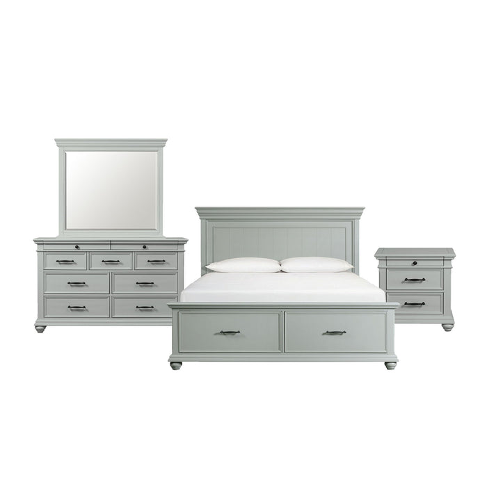 Slater - Platform Storage Bedroom Set – 3 Piece Bedroom Sets by Elements International at Furniture Wholesale Plus , Nashville furniture store