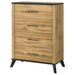 Kaywood - 4-Drawer Bedroom Chest Of Drawers - Natural Pine – Accent Chests by Coaster Fine Furniture at Furniture Wholesale Plus , Nashville furniture store