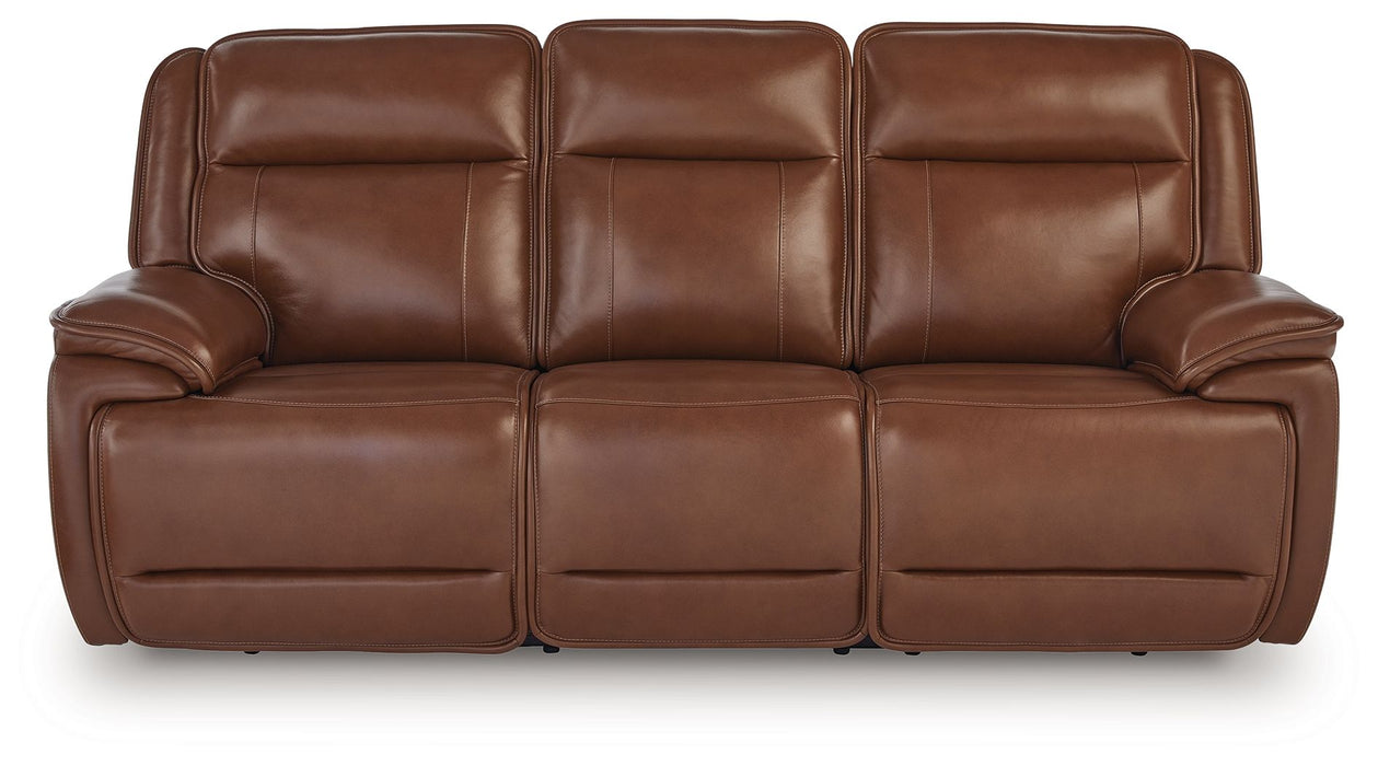 Healy Pier - Power Reclining Sofa / Adj Headrest - Chocolate – Reclining Sofas by Signature Design by Ashley® at Furniture Wholesale Plus , Nashville furniture store