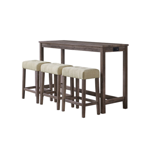 Oak Lawn - Bar Table Single Pack – 4 Piece Dining Room Sets by Elements International at Furniture Wholesale Plus , Nashville furniture store