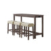 Oak Lawn - Bar Table Single Pack – 4 Piece Dining Room Sets by Elements International at Furniture Wholesale Plus , Nashville furniture store