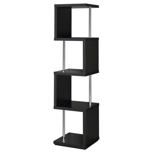 Baxter - 4-shelf Bookcase - Premium Standard Bookcases from CoasterEveryday - Just $169! Shop now at Furniture Wholesale Plus  We are the best furniture store in Nashville, Hendersonville, Goodlettsville, Madison, Antioch, Mount Juliet, Lebanon, Gallatin, Springfield, Murfreesboro, Franklin, Brentwood