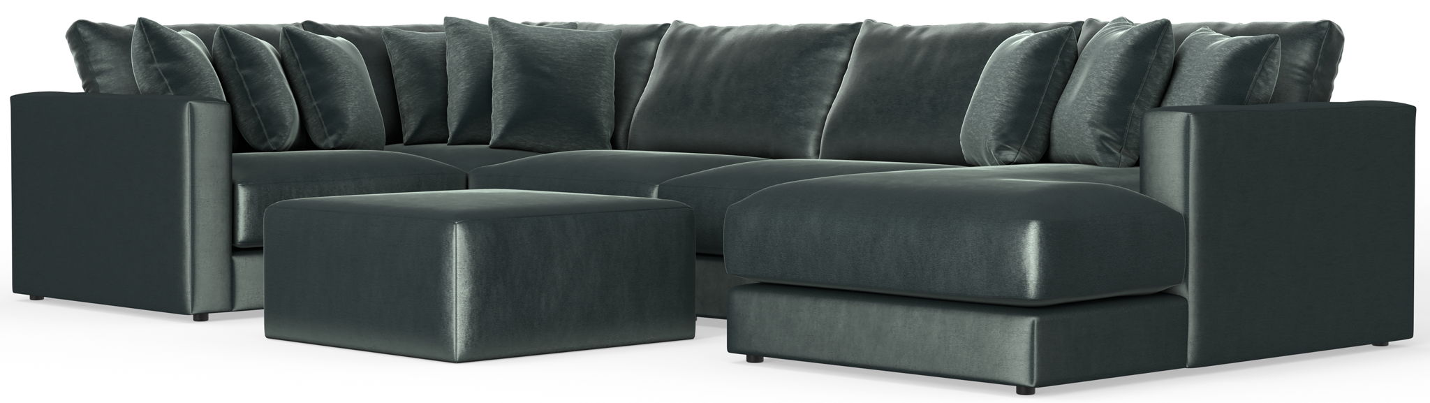 Remington - Modular Sofa And Cocktail Ottoman – 2 Piece Living Room Sets by Jackson at Furniture Wholesale Plus , Nashville furniture store