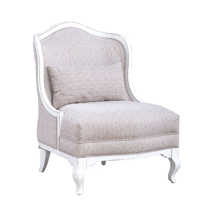 Magnolia Manor - Upholstered Accent Chair - Antique White – Accent Chairs by Liberty Furniture at Furniture Wholesale Plus , Nashville furniture store