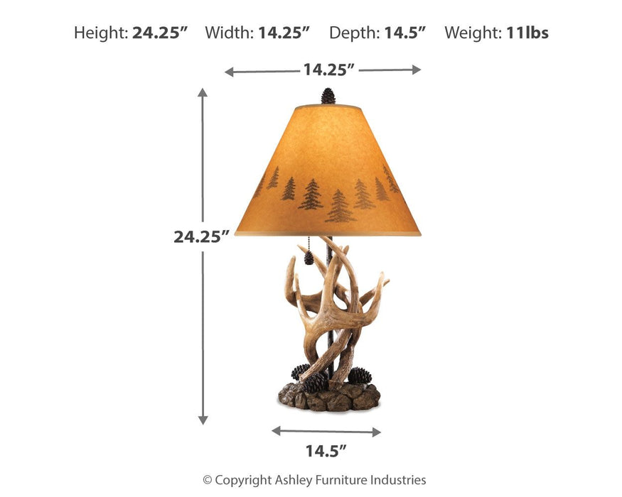 Derek - Table Lamp (Set of 2) – Table Lamps by Signature Design by Ashley® at Furniture Wholesale Plus , Nashville furniture store