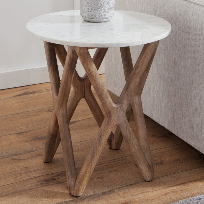 Wyman - Marble Top Table – Coffee Tables by Steve Silver Furniture at Furniture Wholesale Plus , Nashville furniture store