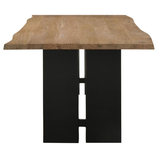 Bradshaw - Live Edge Wood Dining Table - Natural Acacia - Premium Dining Tables from CoasterElevations - Just $1059! Shop now at Furniture Wholesale Plus  We are the best furniture store in Nashville, Hendersonville, Goodlettsville, Madison, Antioch, Mount Juliet, Lebanon, Gallatin, Springfield, Murfreesboro, Franklin, Brentwood
