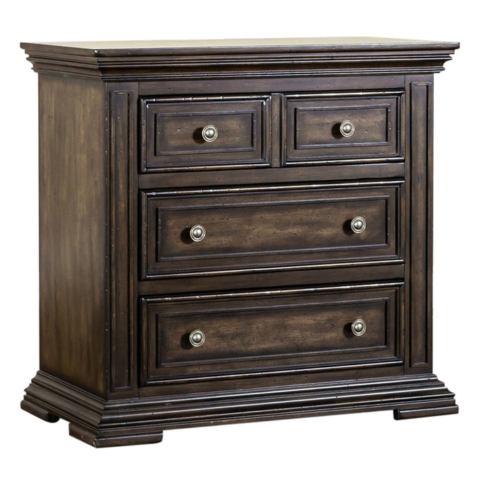 Big Valley - Bedside Chest With Charging Station – Bedside Chests by Liberty Furniture at Furniture Wholesale Plus , Nashville furniture store