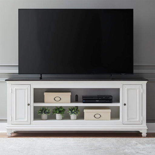 Fireplace TV Consoles - 80" Fireplace TV Console FTS - White – Fireplace TV Stands by Liberty Furniture at Furniture Wholesale Plus , Nashville furniture store