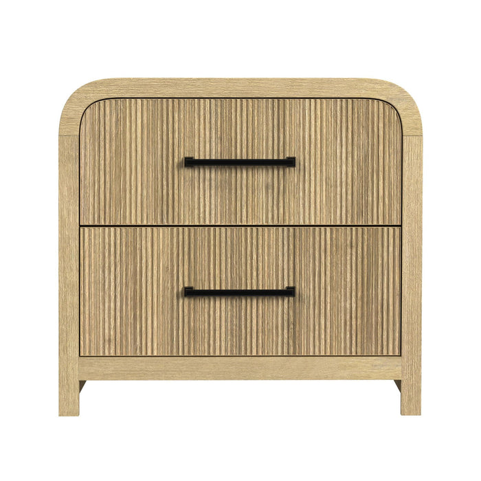 Ridgemont - 2-Drawer Nightstand With USB – Nightstands w/ Charging Stations by Elements International at Furniture Wholesale Plus , Nashville furniture store
