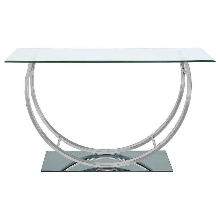 Danville - Rectangular U-Shaped Glass Top Table – End Tables by CoasterEssence at Furniture Wholesale Plus , Nashville furniture store